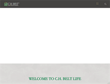 Tablet Screenshot of chbelt.com